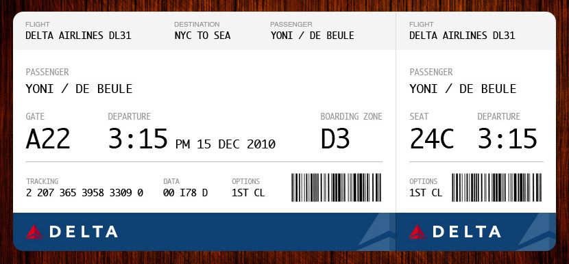 Delta Airlines Ticket