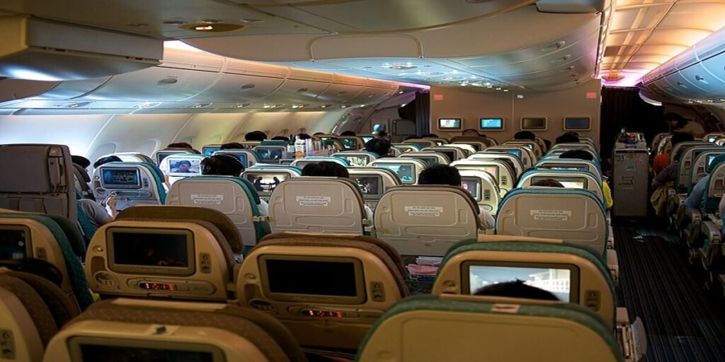 Singapore Airline Entertainment on Flight