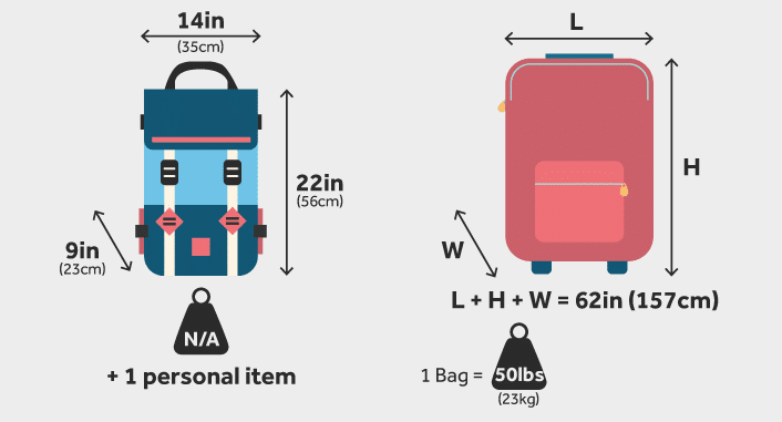 Delta Airlines Baggage Fees Checked And Carry On Policy - Delta Airlines Car Seat Policy