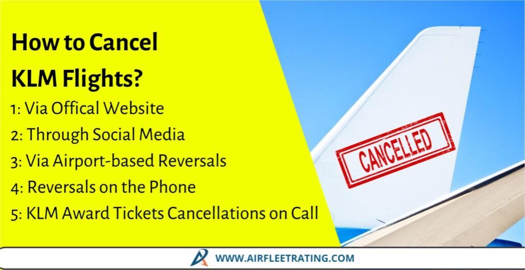 airfleetrating-How to Cancel KLM Flights