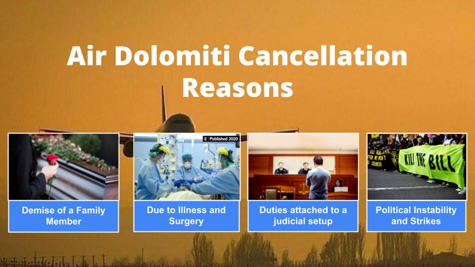 airfleetrating-Air Dolomiti Cancellation Reasons