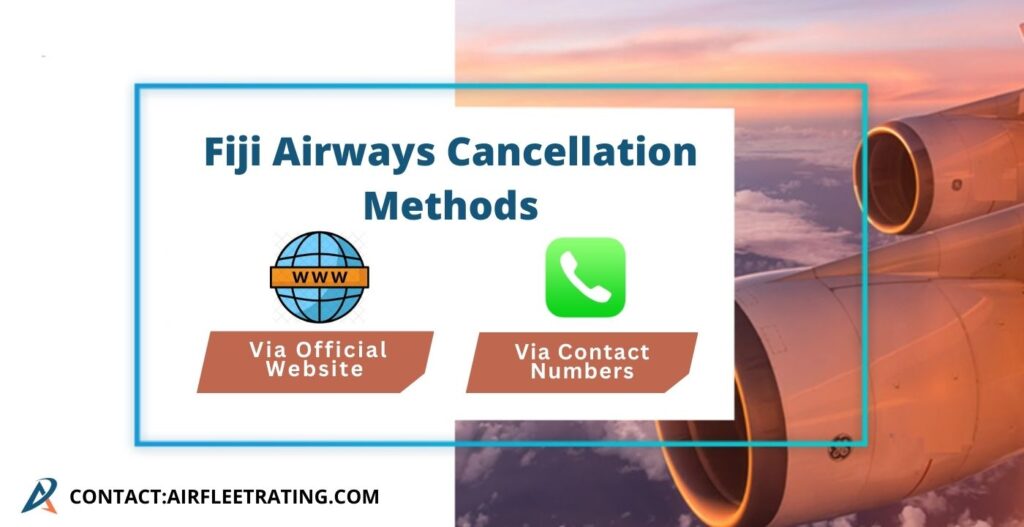 airfleetrating-Fiji Airways Cancellation Methods