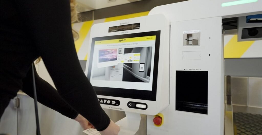 airfleetrating-Spirit Airlines Check In via Self-Service Kiosk