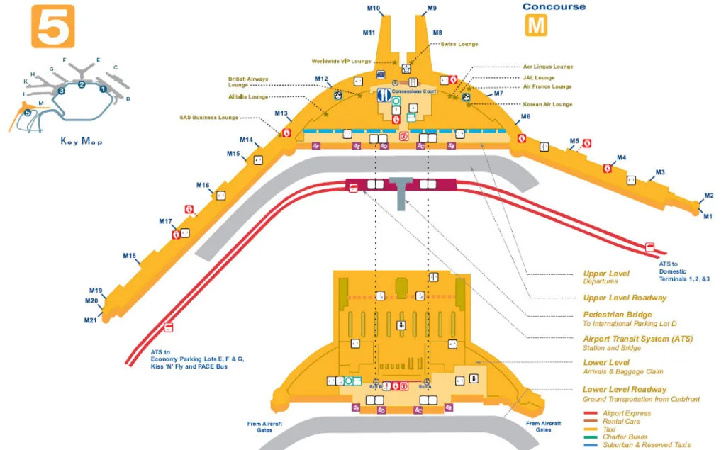 O'Hare Airport Terminal 4 Map