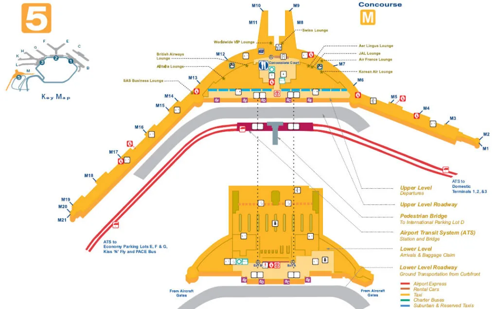 Chicago O'Hare Airport (ORD), Terminal, Map and Parking Guide