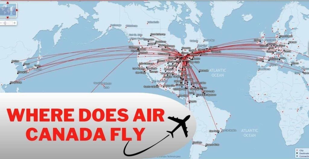 Where does Air Canada fly? Air Canada Routes Map